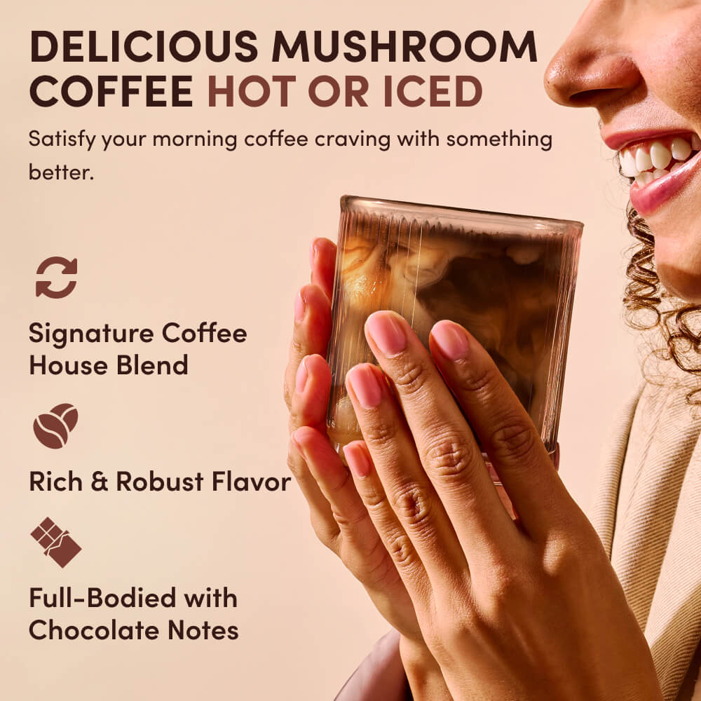Mushroom Coffee Dark Roast (30 Servings) - Functional Blend