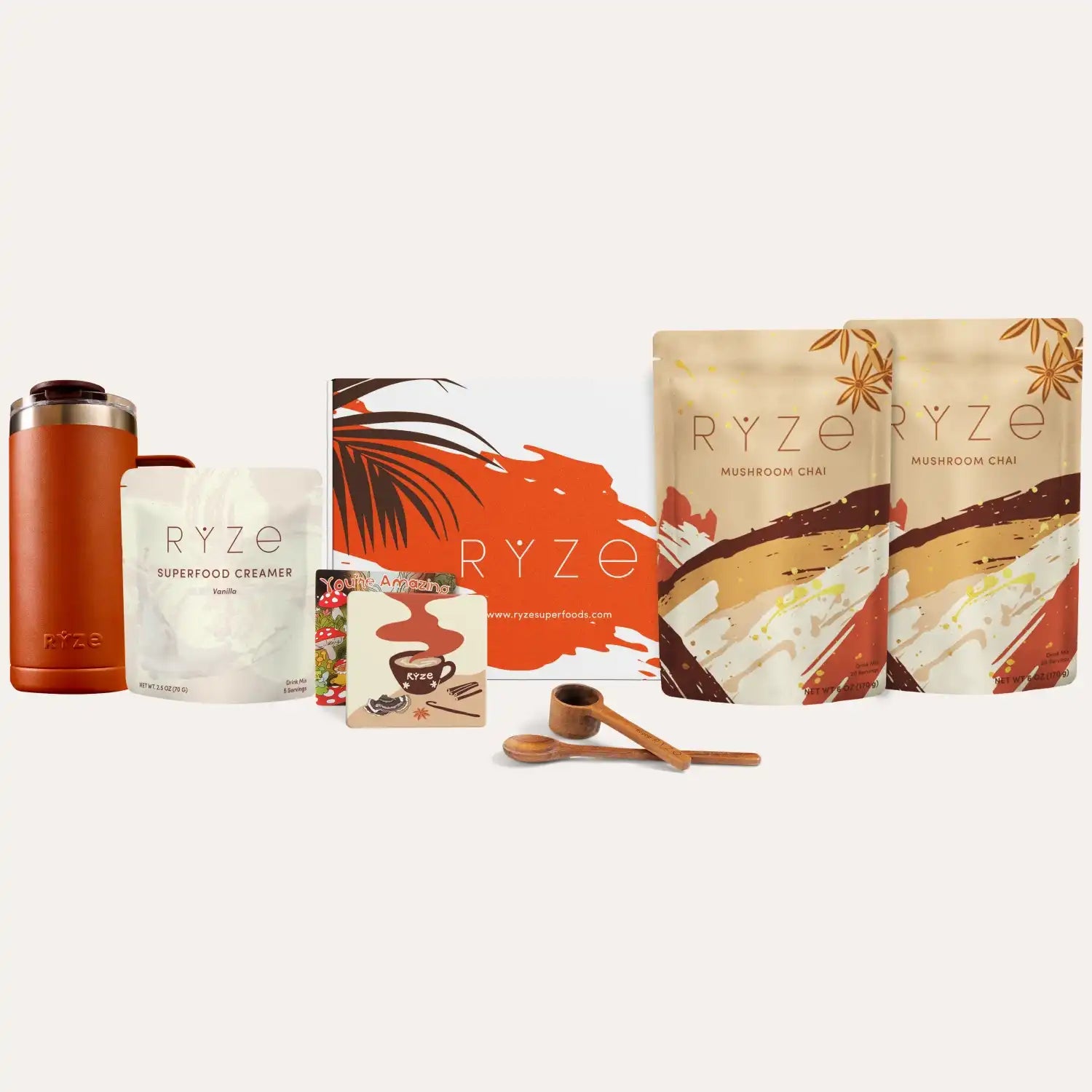 Mushroom Chai Starter Kit (40 Servings) - Everyday Balance