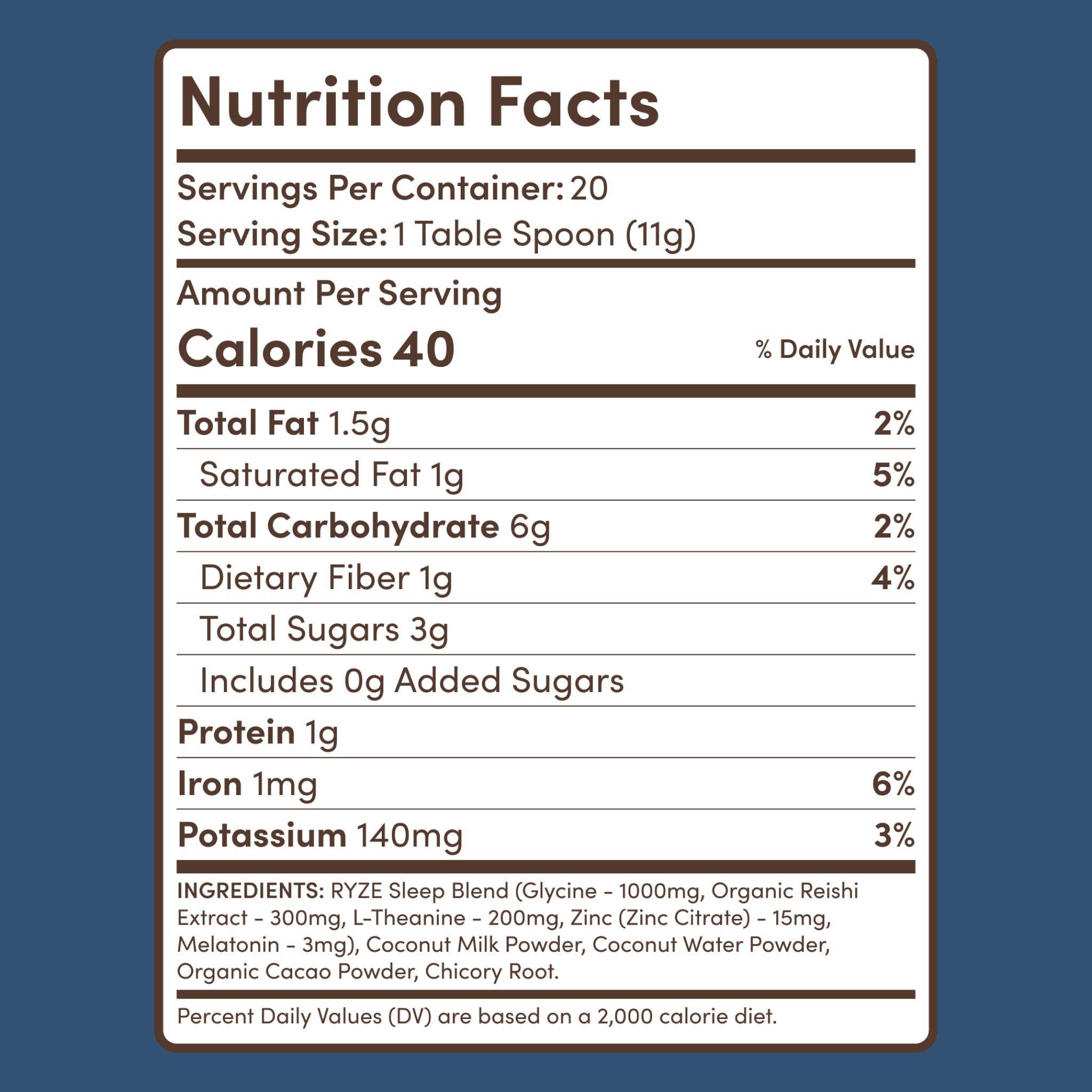 Mushroom Hot Cocoa (20 servings) - Mindful Energy