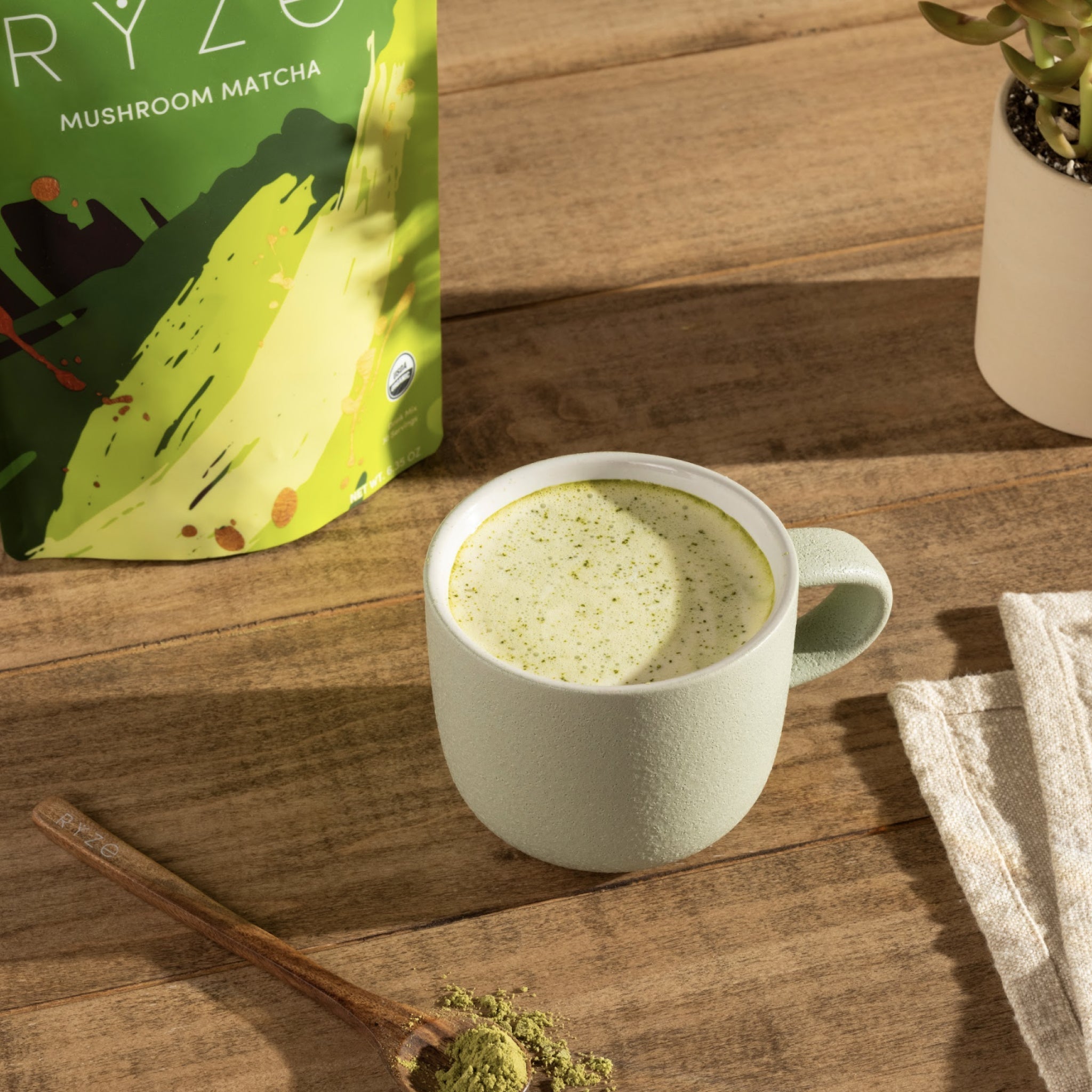 Mushroom Matcha Starter Kit (60 Servings) - Energy Support