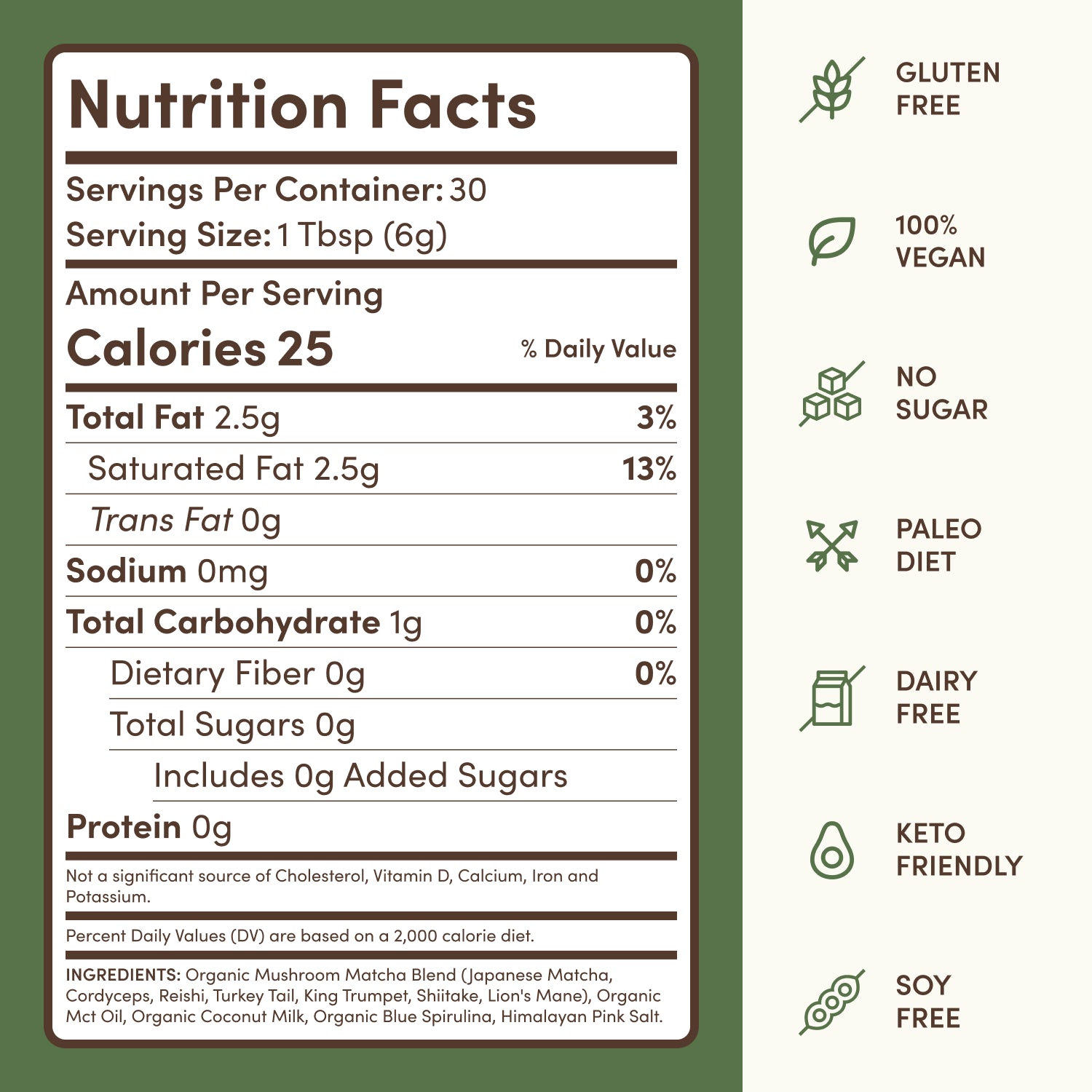 Mushroom Matcha Starter Kit (60 Servings) - Energy Support